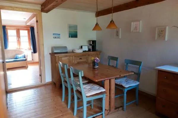 Wohnzimmer  Ferienhaus Häuschen im Norden