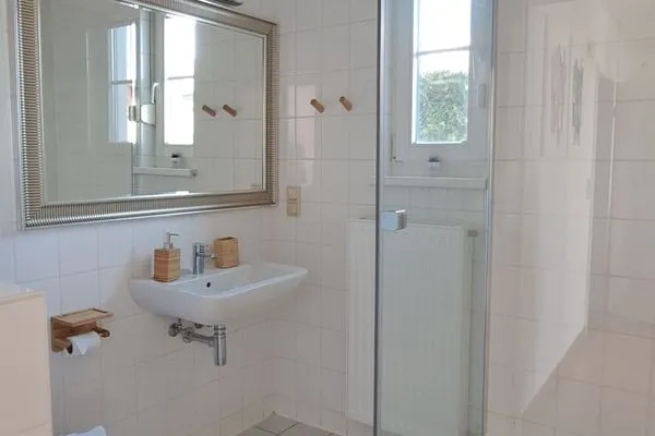 Badezimmer  Ferienwohnung Landtraum - Urlaub mit Hund