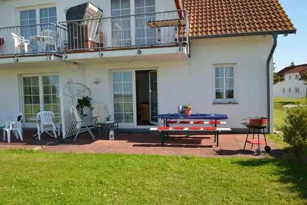 Terrasse  Ferienwohnung Landtraum - Urlaub mit Hund