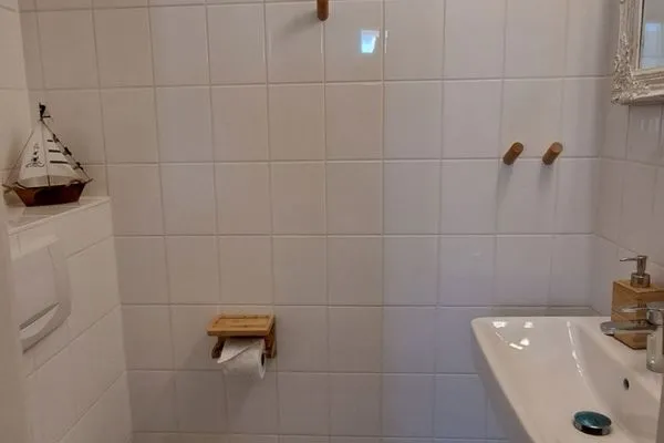 Gäste-WC  Ferienwohnung Landtraum - Urlaub mit Hund