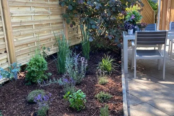 Garten  Ferienhaus Great Granny`s Cottage