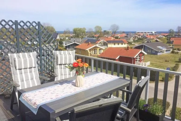 Terrasse  Ferienwohnung Penthuus