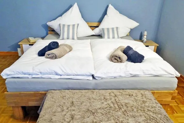 Schlafzimmer  Ferienwohnung Penthuus