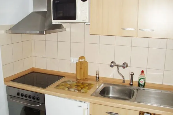 Küche / Küchenzeile  Ferienwohnung Am Stadtrand