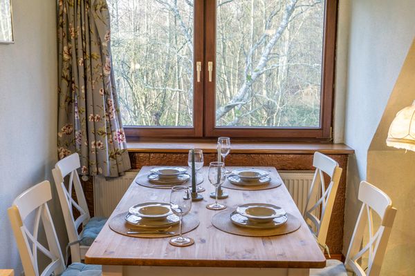  Haus Meeresluft Muschel St. Peter-Böhl - Esstisch