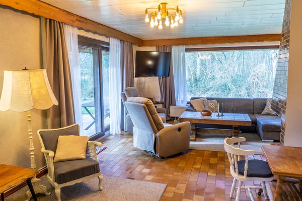  Haus Meeresluft Seepferd St. Peter-Böhl - Sofaecke mit TV