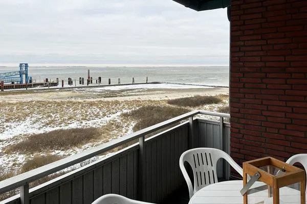 Balkon Haus Seelöwe Ferienwohnung "Inselglück"