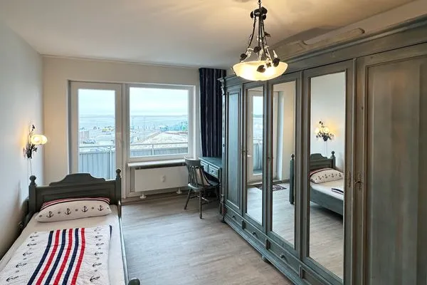 Schlafzimmer Haus Seelöwe Ferienwohnung "Inselglück"