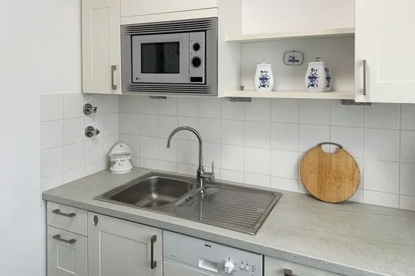 Küche / Küchenzeile Haus Seelöwe Ferienwohnung "Inselglück"