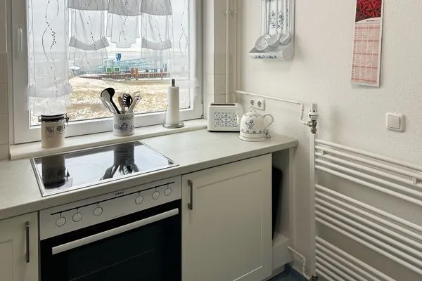 Küche / Küchenzeile Haus Seelöwe Ferienwohnung "Inselglück"