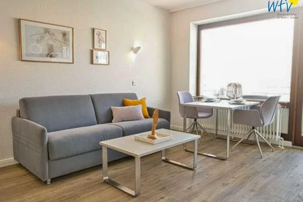 Wohnzimmer Haus Meeresluft Ferienwohnung Schwertmuschel