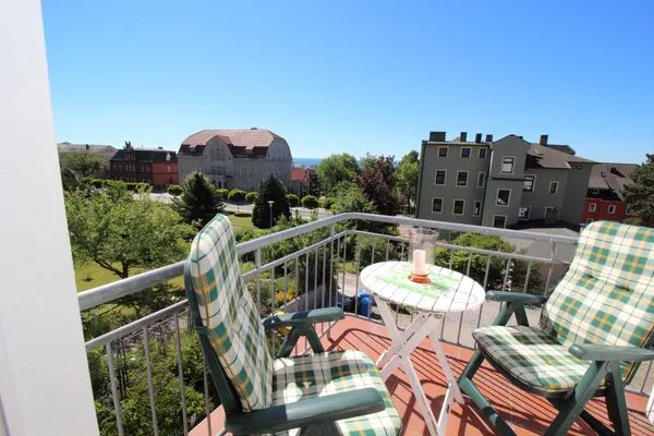 Balkon  Ferienwohnung Am Stubnitzwald