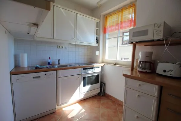 Küche / Küchenzeile  Ferienwohnung Am Stubnitzwald