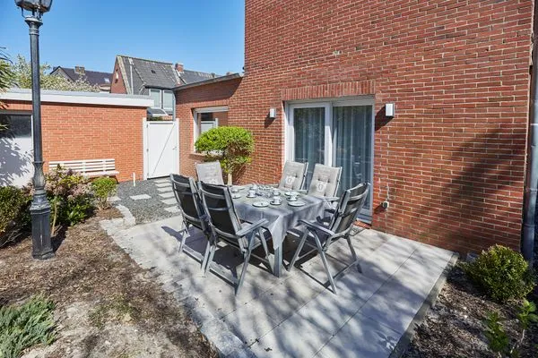 Terrasse  Haus Nordstrand - Ferienwohnung 3