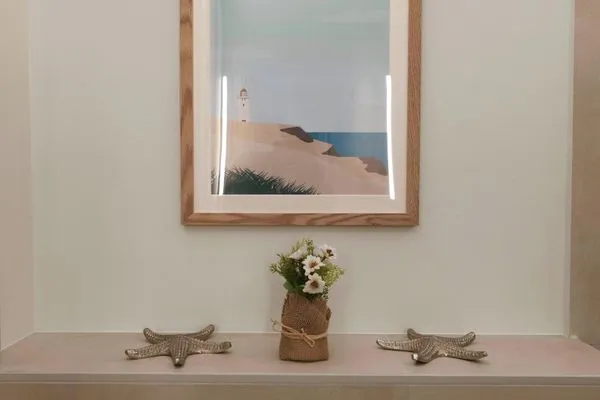 Badezimmer  Ferienwohnung Samsö - Cozy mit besonderem Ambiente