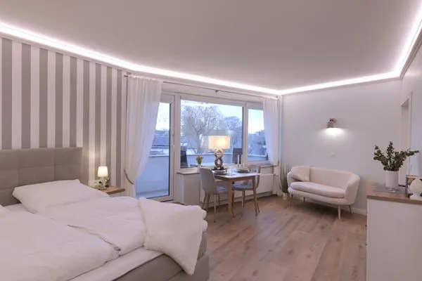 Wohnzimmer  Ferienwohnung Samsö - Cozy mit besonderem Ambiente