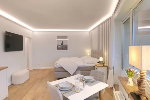 Wohnzimmer  Ferienwohnung Samsö - Cozy mit besonderem Ambiente