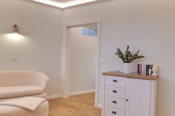 Wohnzimmer  Ferienwohnung Samsö - Cozy mit besonderem Ambiente