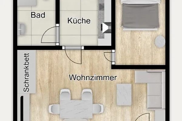 Grundriss Haus Nautica Ferienwohnung 112