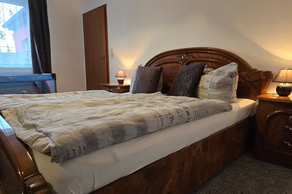 Schlafzimmer  Ferienwohnung Dornbusch - ruhige Stadtrandlage