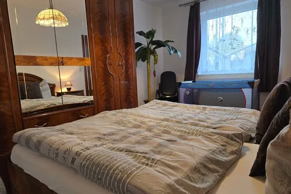 Schlafzimmer  Ferienwohnung Dornbusch - ruhige Stadtrandlage