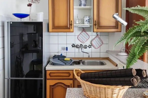 Küche / Küchenzeile  Ferienwohnung Dornbusch - ruhige Stadtrandlage