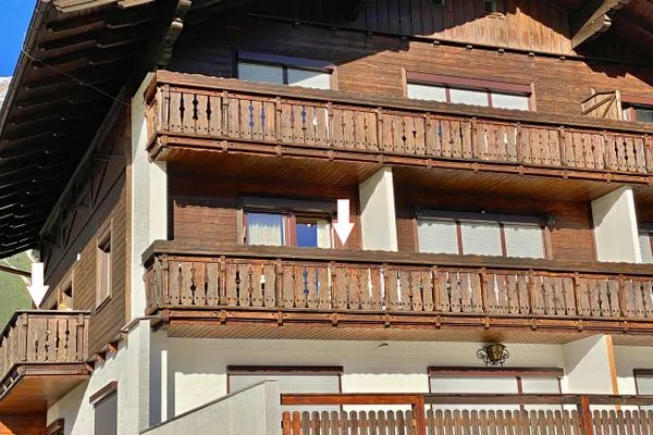 Balkon Westblick, Balkon Süd Blick Richtung Schisprungschanze  Bergidyll 6 by Alpenidyll Apartments