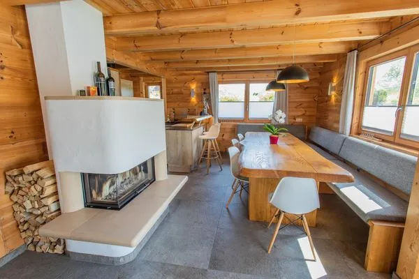 Fireplace  Chalet Huber by Alpenidyll Apartments