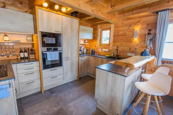 kitchen  Chalet Huber by Alpenidyll Apartments