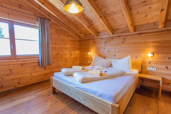 Bedroom 1, double bed  Chalet Huber by Alpenidyll Apartments
