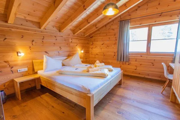 Bedroom 1, double bed  Chalet Huber by Alpenidyll Apartments