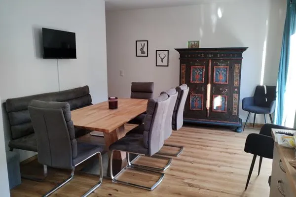 Kitchen and dining area  Lasserhäusl by Alpenidyll Apartments