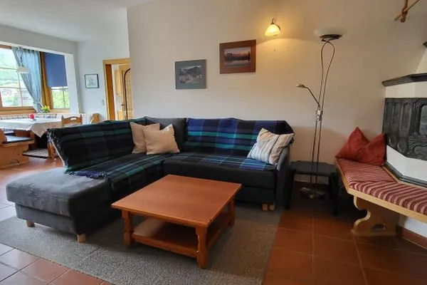 Wohnzimmer mit Schlafsofa  S`Gerhardter by Alpenidyll Apartments