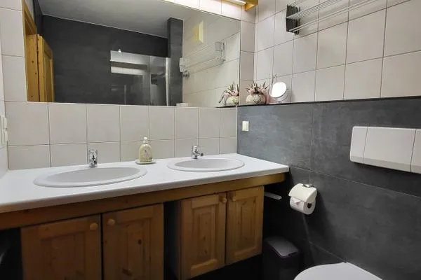 Badezimmer mit Dusche und WC  S`Gerhardter by Alpenidyll Apartments