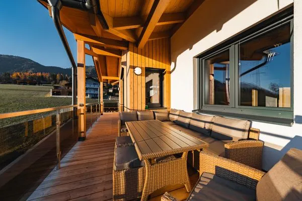 Terrasse  Aich Amade by Alpenidyll Apartments