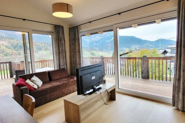 Sofa bed, TV  Mountain View by Alpenidyll Apartments