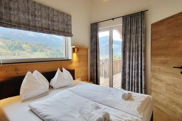 Bedroom 2, double bed  Mountain View by Alpenidyll Apartments