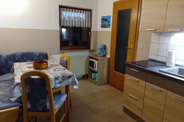 Küche / Küchenzeile  Ferienwohnung in Boddennähe