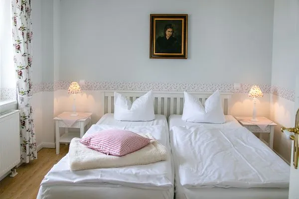 Schlafzimmer  Villa Hansa App. A3 - wunderschöne Ferienwohnung mit Panorama-Meerblick