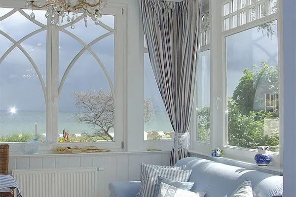 Wohnzimmer  Villa Hansa App. B1 - Ferienwohnung mit atemberaubendem Blick auf die Ostsee