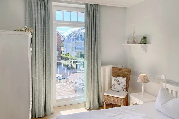 Schlafzimmer  Villa Hansa App. B1 - Ferienwohnung mit atemberaubendem Blick auf die Ostsee