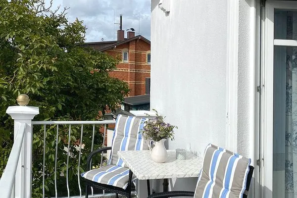 Balkon  Villa Hansa App. C3 - Meerzeit für zwei Personen