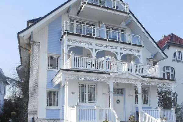 Hauptansicht  Haus Anholt App. 39 - großzügige Studiowohnung in der Strandallee mit Teilmeerblick