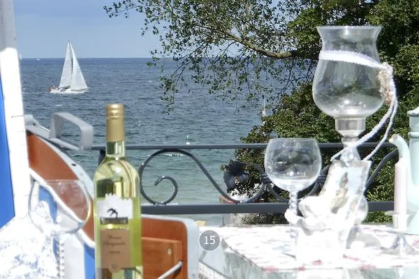 Balkon  Haus Midsommer App. 15 - Penthouse über drei Ebenen – Meerblick & Strandkorb auf der Dachterrasse