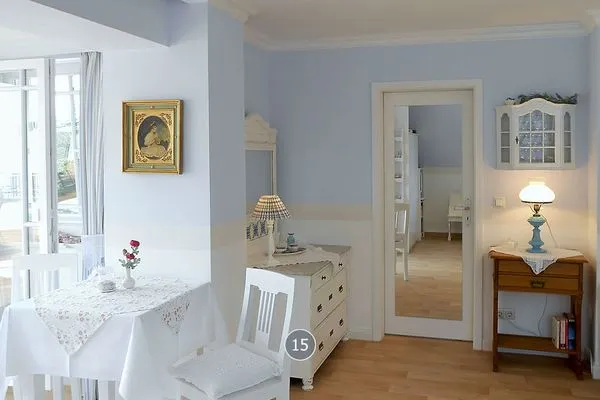 Schlafzimmer  Haus Midsommer App. 15 - Penthouse über drei Ebenen – Meerblick & Strandkorb auf der Dachterrasse