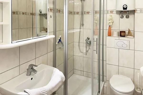 Badezimmer Haus Diana Ferienwohnung „Wattenmeer"