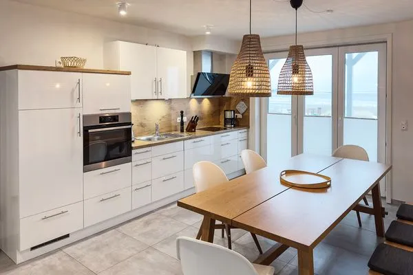 Küche / Küchenzeile Haus *Weiße Düne* Ferienwohnung Weiße Düne 4