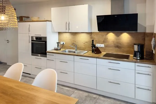 Küche / Küchenzeile Haus *Weiße Düne* Ferienwohnung Weiße Düne 4