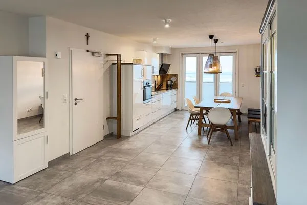 Wohnzimmer Haus *Weiße Düne* Ferienwohnung Weiße Düne 4