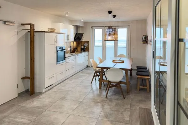 Küche / Küchenzeile Haus *Weiße Düne* Ferienwohnung Weiße Düne 4